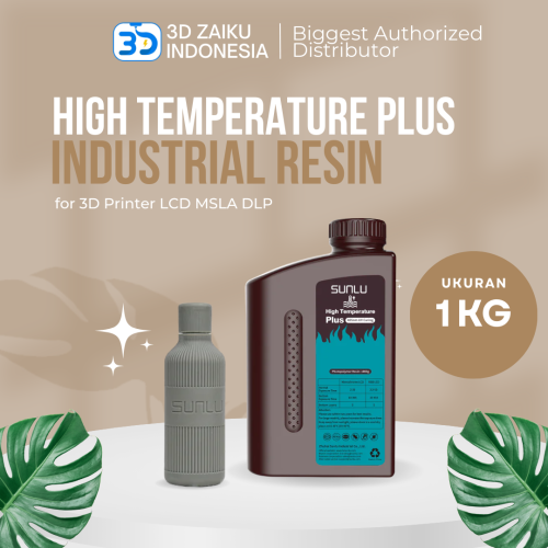 SUNLU High Temperature PLUS Industrial Resin 1 KG for LCD MSLA DLP 3D Printer 